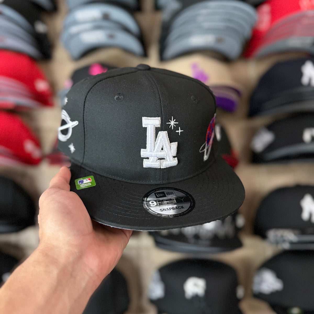 LA Dodgers Galaxy White