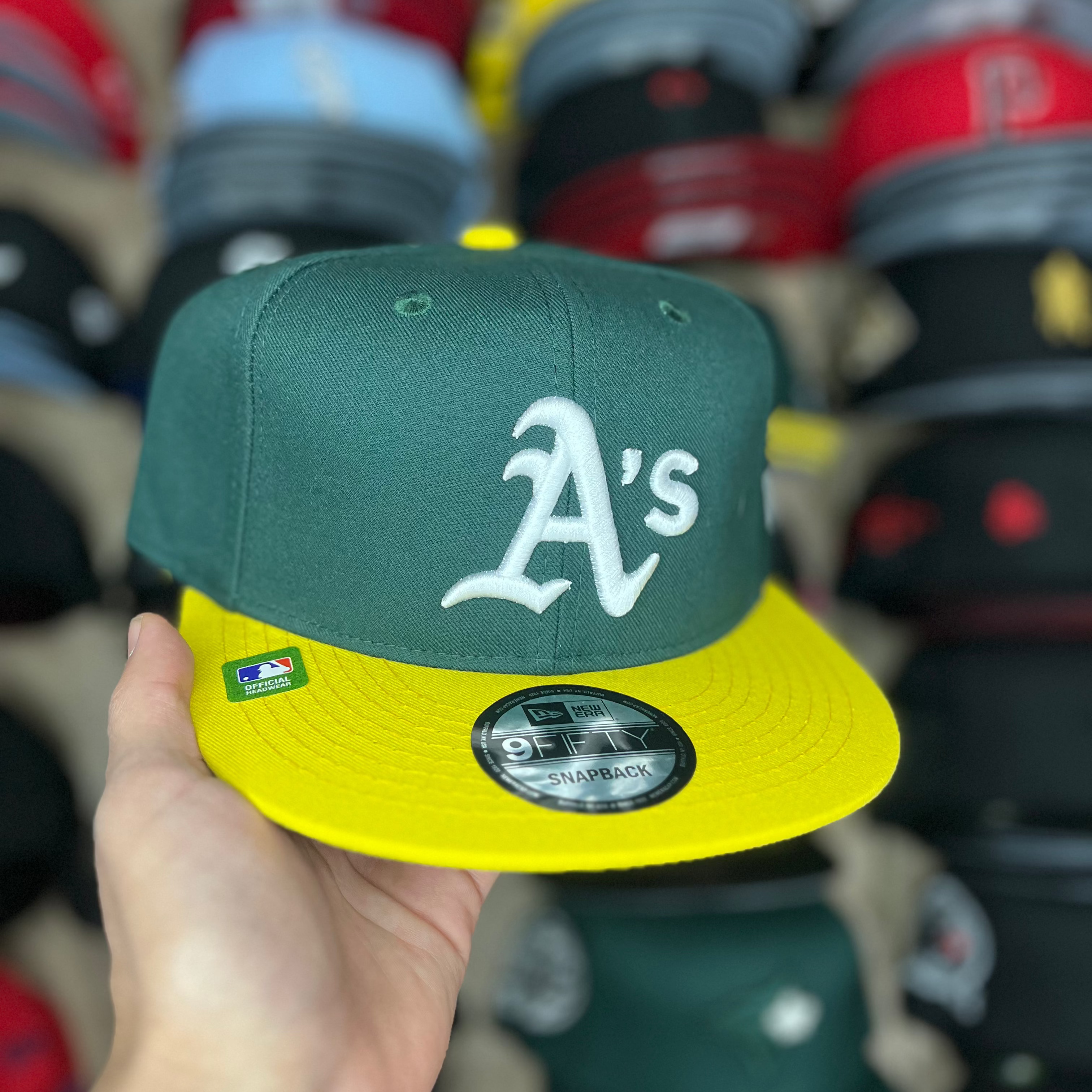 Oakland Athletic´s Yellow Green